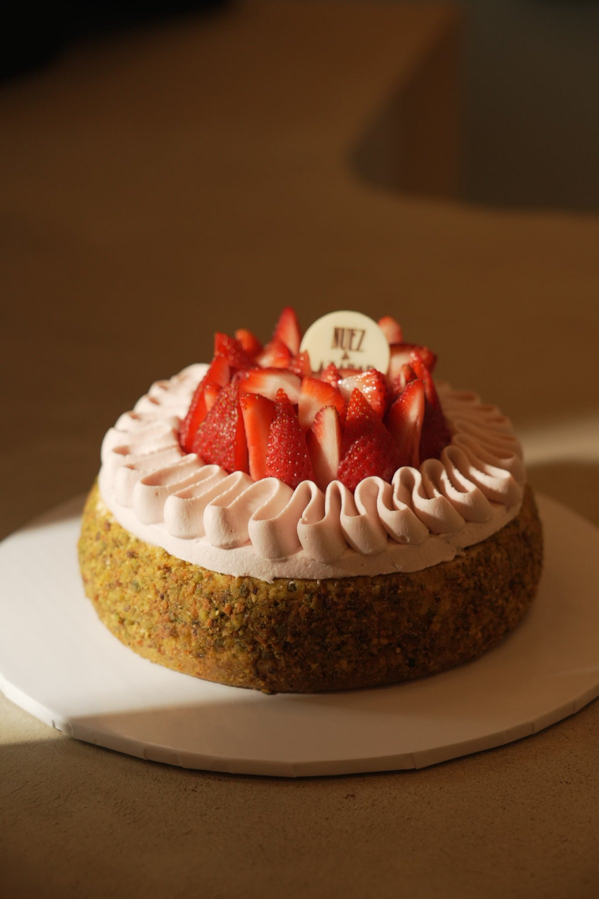 Strawberry Pistachito Cheesecake